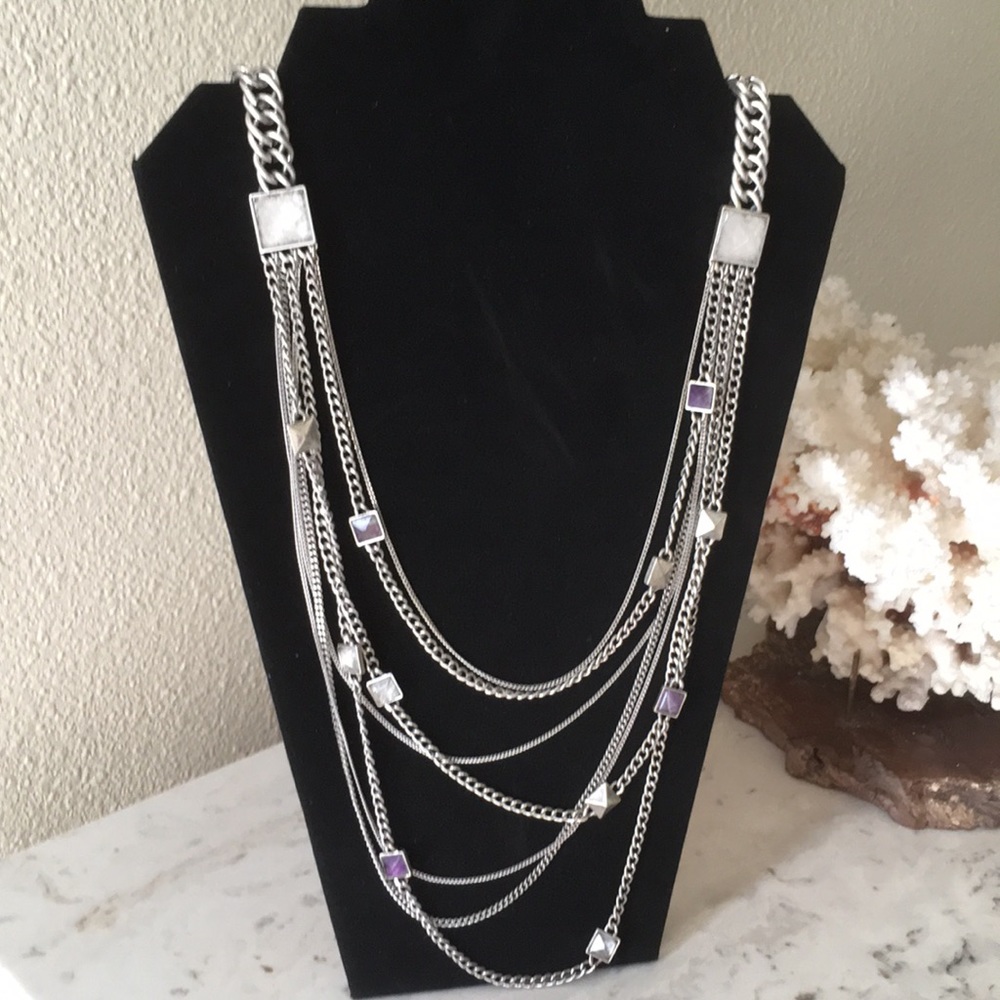 LUCKY BRAND Long Layered Necklace